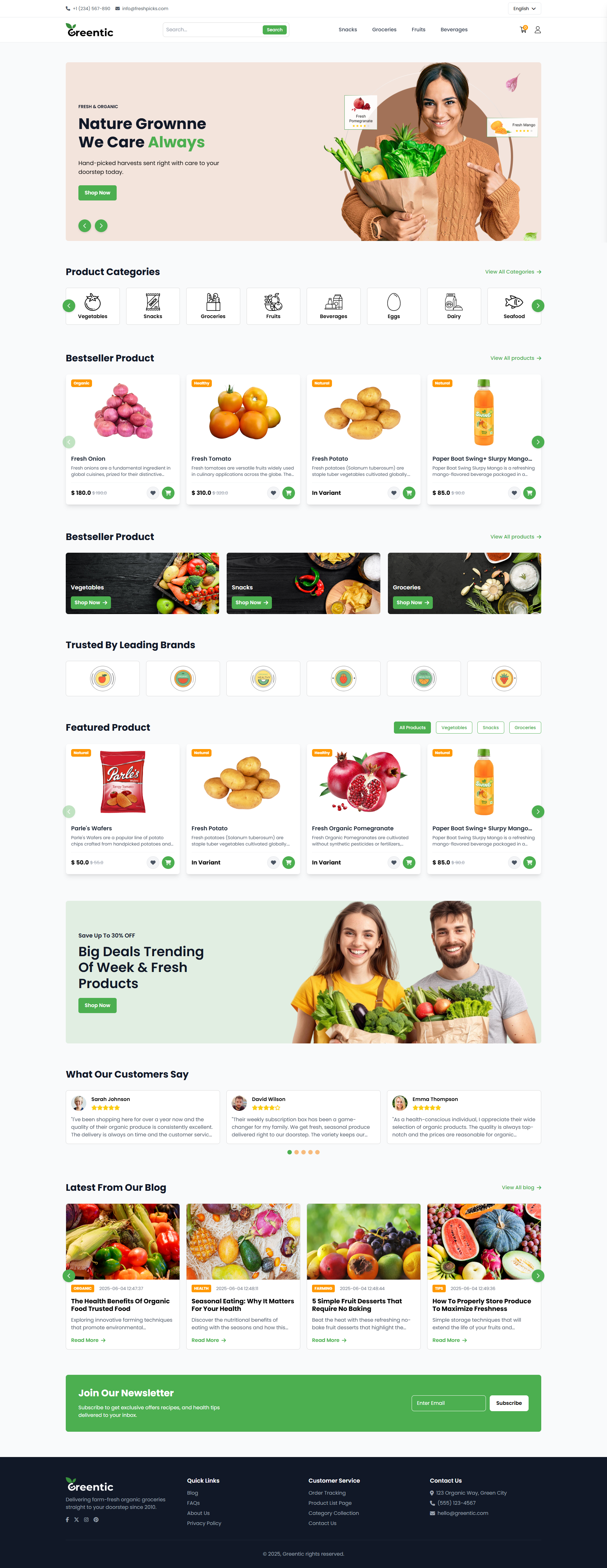 Greentic Theme Full Page